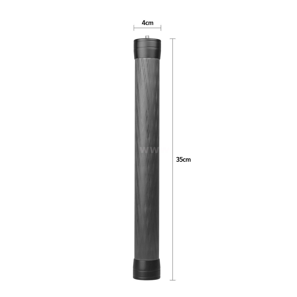 Thanh Nối Dài 35cm / 13.8in Với Đầu Nối 1 / 4-inch 3 / 8-inch Bằng Sợi Carbon Thông Dụng Cho Máy Ảnh / Điện Thoại | BigBuy360 - bigbuy360.vn