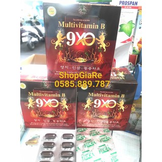 Multivitamin B 9XO bồi bổ sức khỏe, nâng cao thể trạng, hỗ trợ kén ăn, người suy nhược, bị lao lực, mất ngủ