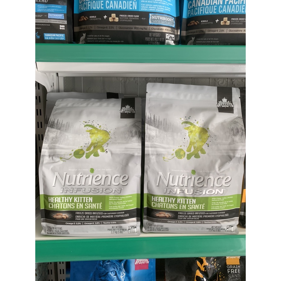 NUTRIENCE INFUSION KITTEN CHO MÈO CON Bao 500g