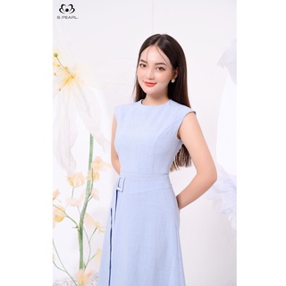 Đầm nữ thiết kế cao cấp liền thân spearl thanh lịch sang trọng - 22lf6896015