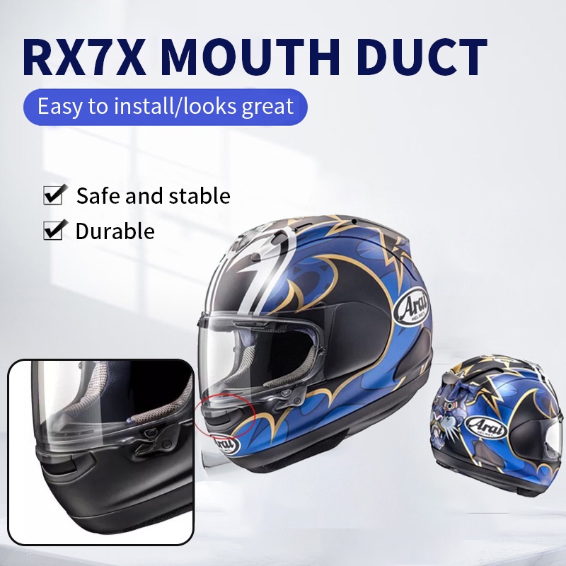 Rx7x RX-7X RR55 phụ kiện Mũi dạo phố Bảo vệ hơi thở Máy làm lệch hơi thở Bảo vệ xe máy mũ bảo hiểm p