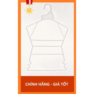 ✅ [CHÍNH HÃNG] MÓC ĐẦM NHỰA CAO CẤP LONG QUÂN - TREO ĐỒ BỘ TRẺ EM - 1 GÓI 10 MÓC