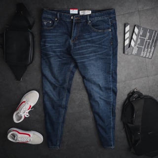 (BIGSIZE - size 40-42) QUẦN JEAN NAM HÀNG XUẤT SIZE LỚN - 02 MÀU XANH CO GIÃN