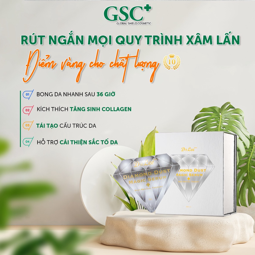 Vi Kim Kim Cương Thay Da Sinh Học Dr Lee Mee Diamond Dust Magic Serum - 01 Gói