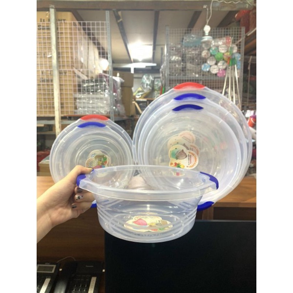 Thau nhựa trong quang thành đủ size