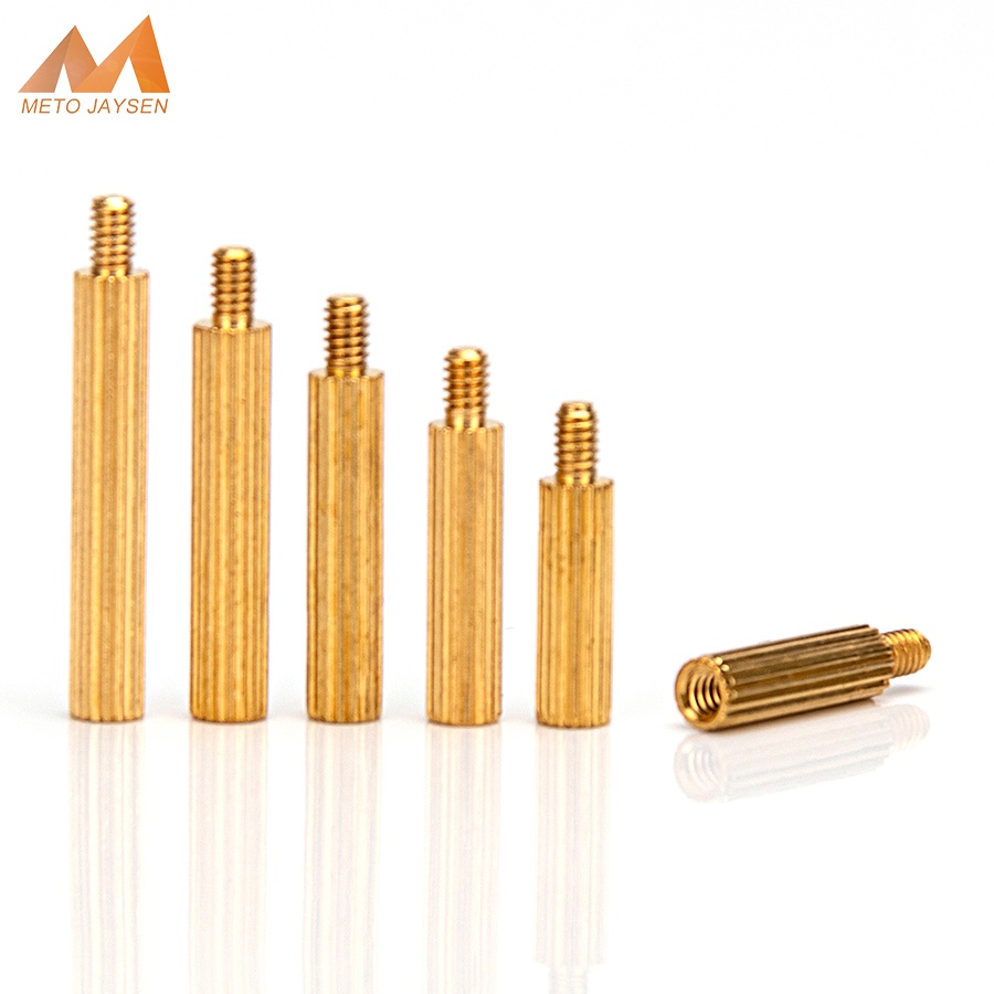 Bu lông trụ tròn đầu vặn và vít vặn bằng đồng thau M2 kích thước 3mm-40mm chuyên dụng cho bo mạch chủ