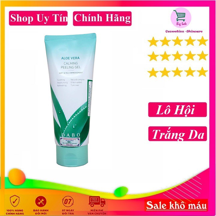 Tẩy da chết lô hội DABO ALOE PEELING GEL  hàn quốc 180ml