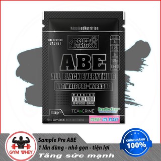 Gói Thử Sample Applied Nutrition ABE Pre workout 1 lần dùng(11 Gram) Authentic 100%