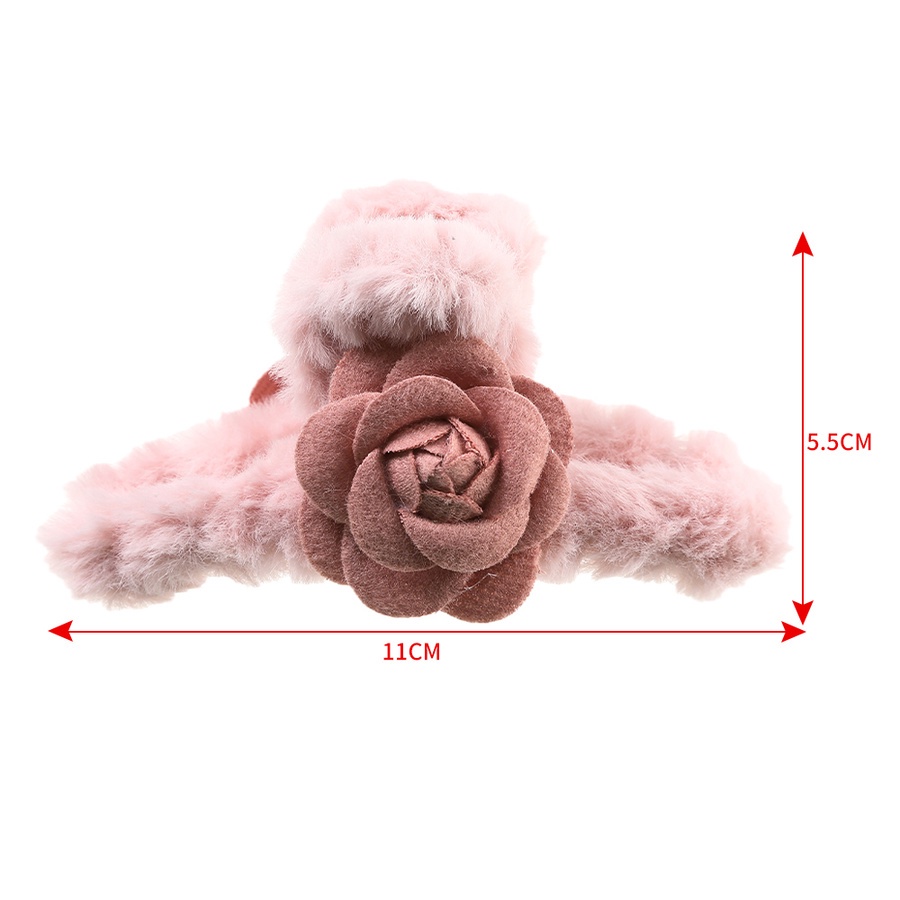 Kẹp tóc hình bông hoa màu sắc thời trang cho nữ