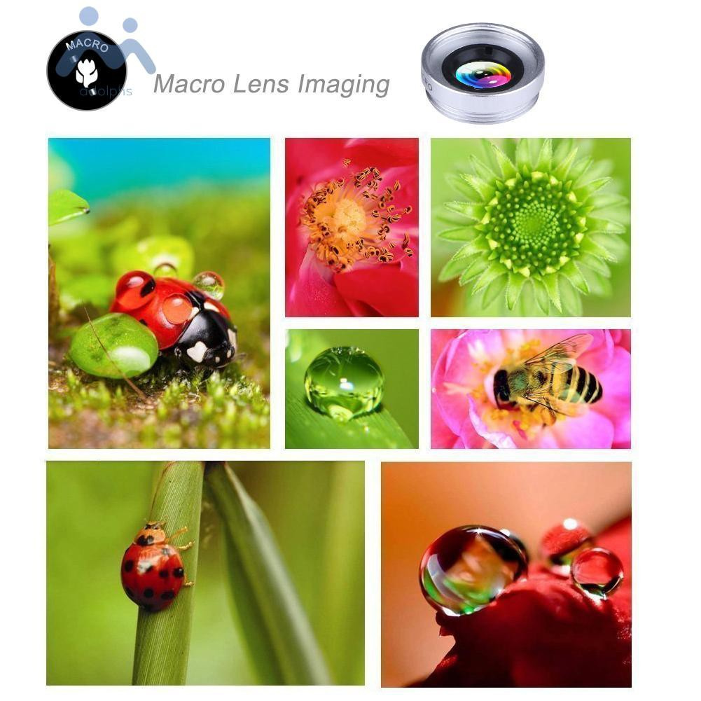 Bộ Ống Kính 3 Trong 1 180 Fish-Eye Lens + Macro | BigBuy360 - bigbuy360.vn