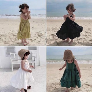 0.1 váy voan 2 dây cho bé NHỎ