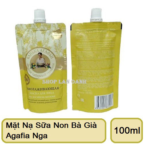 Mặt nạ sữa non bà già nga Agafia 100ml