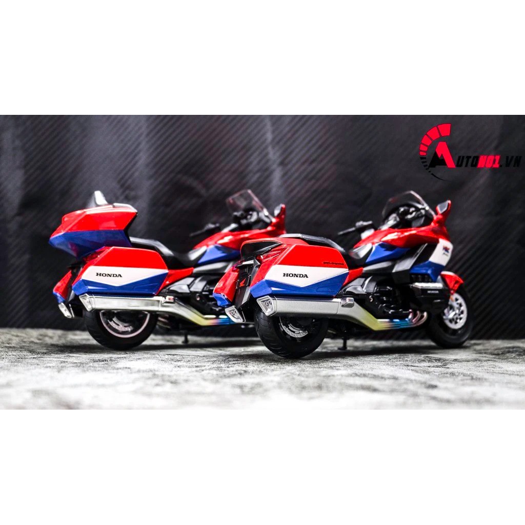 MÔ HÌNH XE HONDA GOLDWING 2020 CUSTOM HRC V2 1:12 WELLY D162