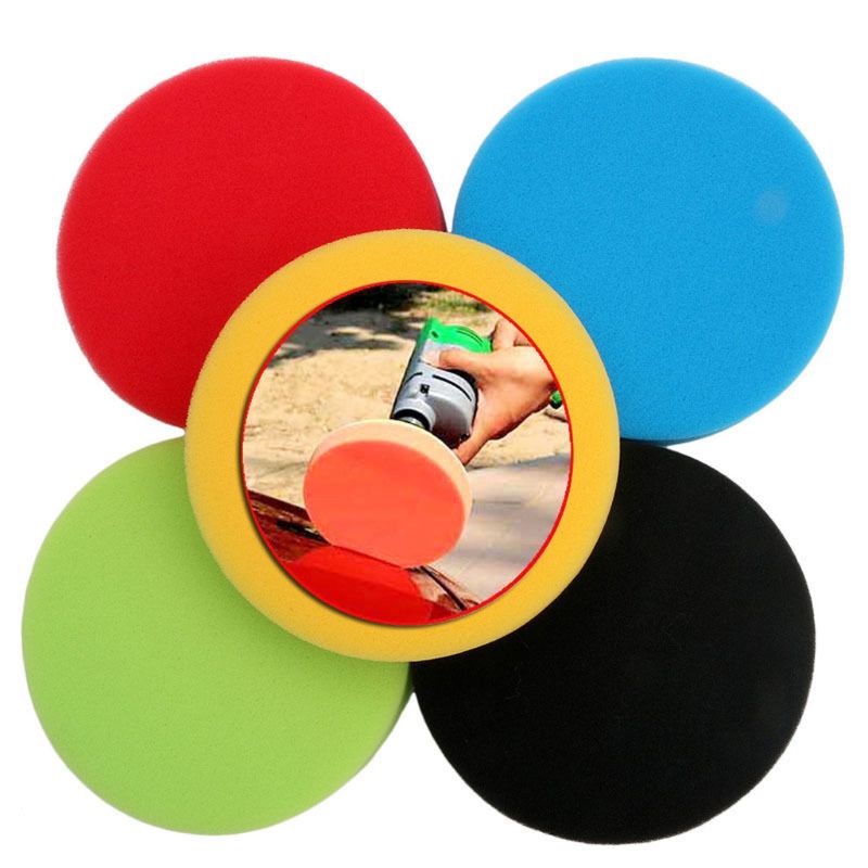 Bộ 5 Miếng Xốp Đánh Bóng Xe Hơi 3 Lớp LIDU1