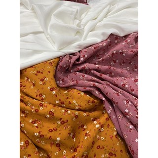 vải đũi lụa hoa nhí