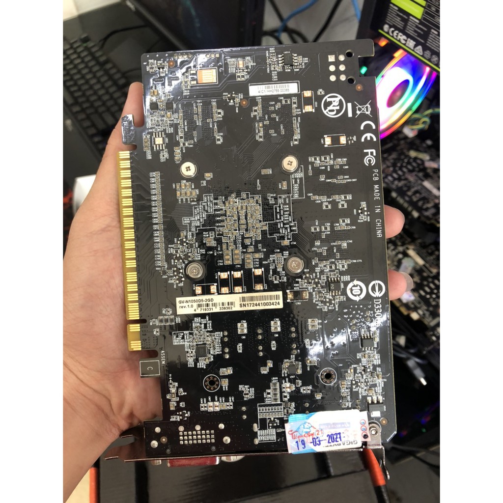 Card màn hình Giga GTX1050 2Gb 1Fan, bh 36th, Full box, NEW | BigBuy360 - bigbuy360.vn