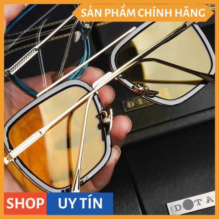 Mắt kính râm nam nữ kính mát FULLBOX HÃNG POSHOP IRON MAN EDITH gọng kim loại cao cấp chống chói tia UV thời trang