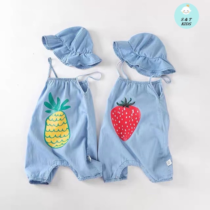 Set yếm bò 2 chi tiết cho bé siêu cute