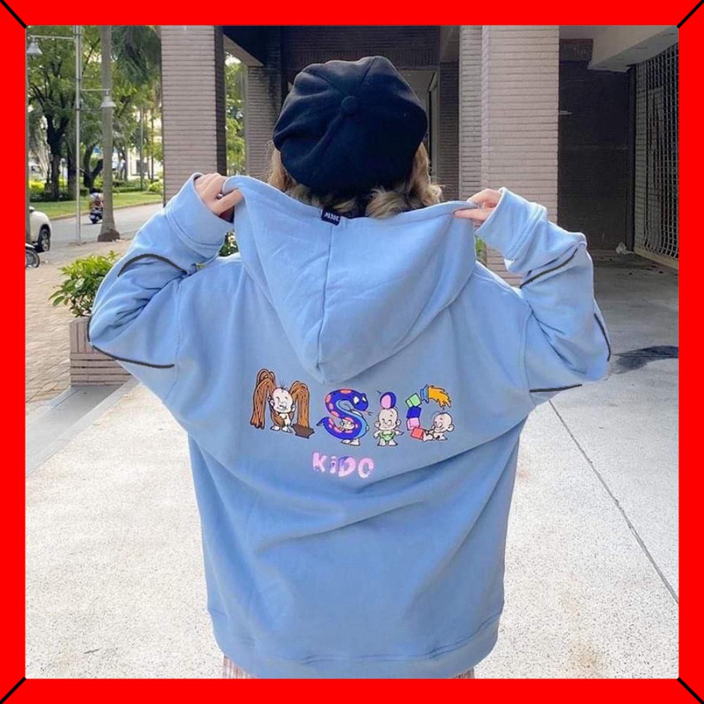 MỚI ÁO HOODIE - ÁO KHOÁC NỈ NGOẠI MSC (HD1380 - Kido)