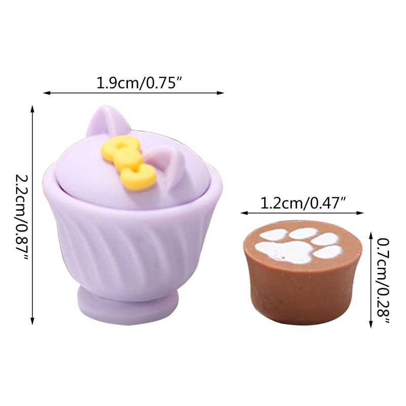 Bộ Cốc Đồ Chơi Mini 1 / 6 / 1 / 12 Món Tương Tác Vui Nhộn Cho Bé