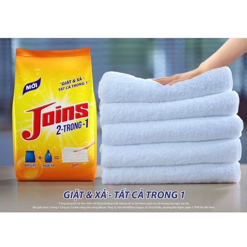 Bột Giặt Joins 2 trong 1 , hàng mới date xa 3kg