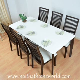 Bộ bàn ăn 6 ghế Chonoithat HW331-WN-6C