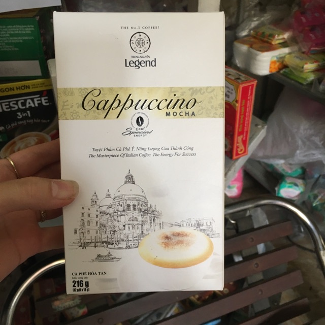 [CAPUCHINO MOCHA] CÀ PHÊ TRUNG NGUYÊN HÒA TAN CAPUCHINO MOCHA - CAFE G7 HÒA TAN HỘP 12gói x 18gr --MOCHA