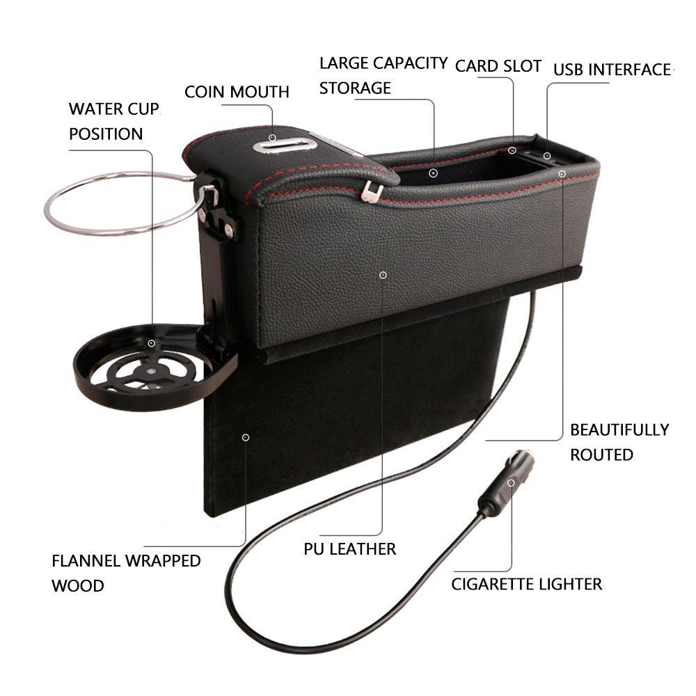 Hộp Đựng Đồ Dùng Xe Hơi Đa Năng Chống Trượt Tiện Dụng