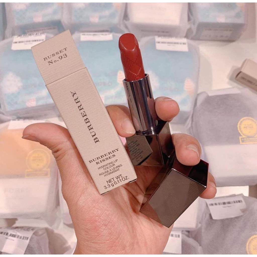 [Duty Free] Son Thỏi Burberry Kisses màu 93 Russet
