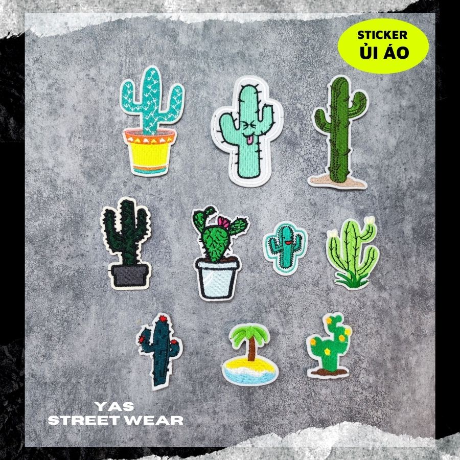 Sticker ủi áo cao cấp, miếng dán quần áo dùng làm Patch ủi, miếng vá quần áo, vá áo phao, trang trí BALO