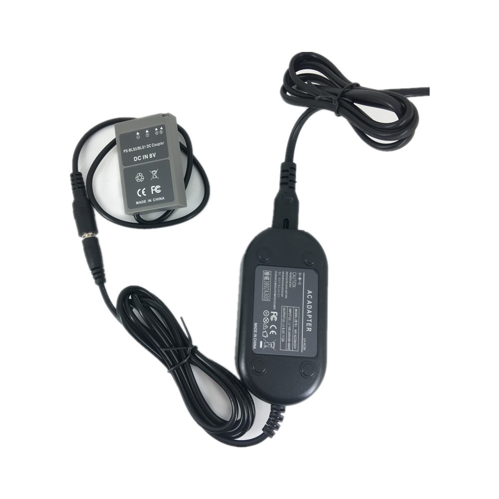 Bộ ChuyểN ĐổI NguồN ĐiệN + Pin BLS-5 Cho Olympus E-P2 E-P3 E-PL9 E-PL8
