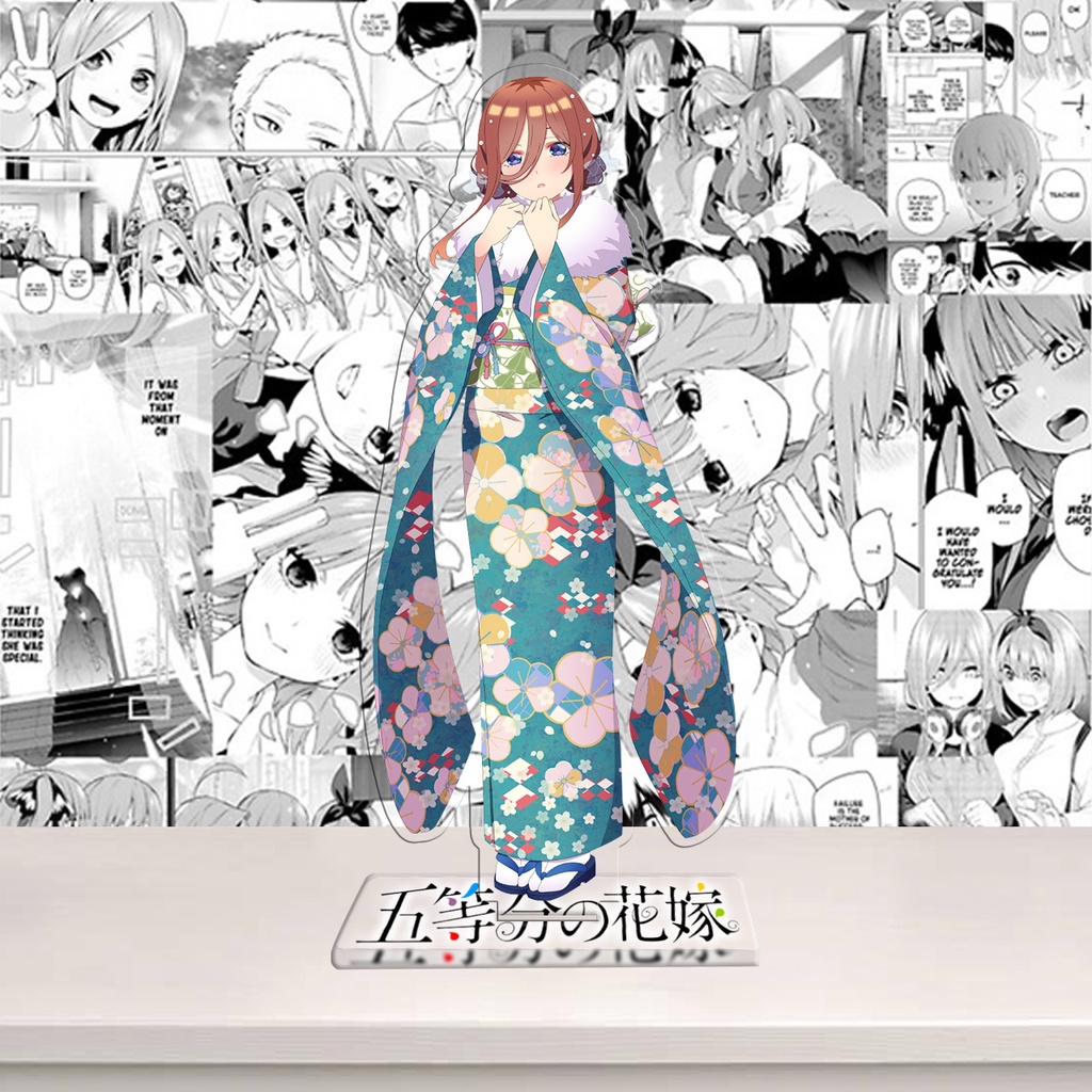 Standee Nhà Có 5 Nàng Dâu, Gotoubun no Hanayome, mô hình nhân vật Miku, Nino, Itsuki, Ichika, Yotsuba