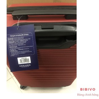 Vali Lock&Lock LTZ616_SS Red _ Vali du lịch