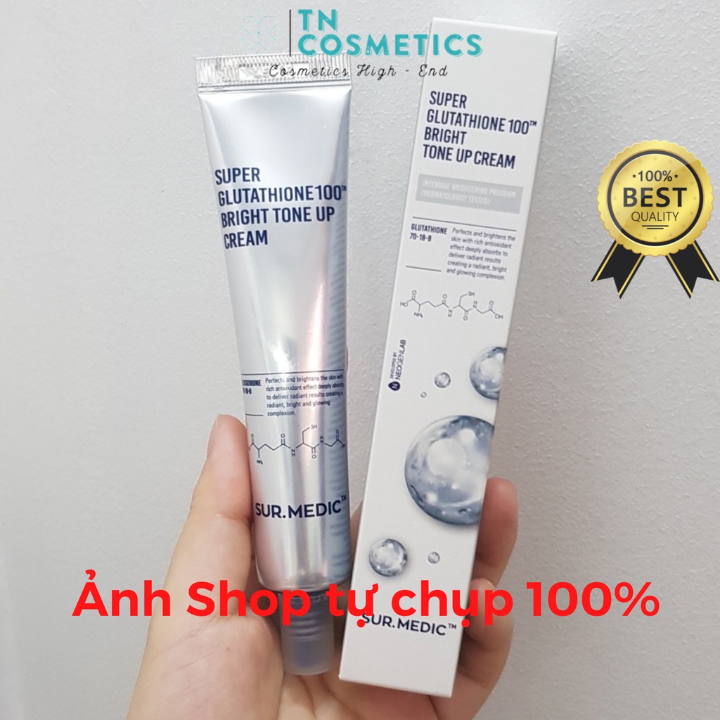 Kem Dưỡng Trắng Da Sur Medic Super Glutathione 100TM Bright Tone Up Cream 40ml KDD1499