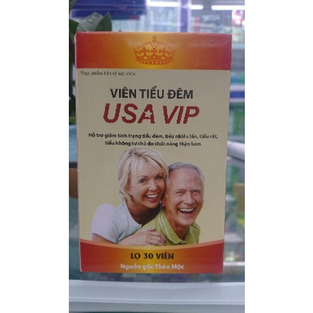 Viên tiểu đêm USA-VIP thảo dược- Nhà thuốc Nhật Thành
