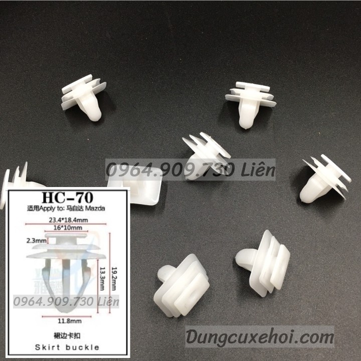 Part 7 các loại chốt nhựa vít nở nhựa ôtô  loại 1 chất liệu nhựa nylon polyme OTOX