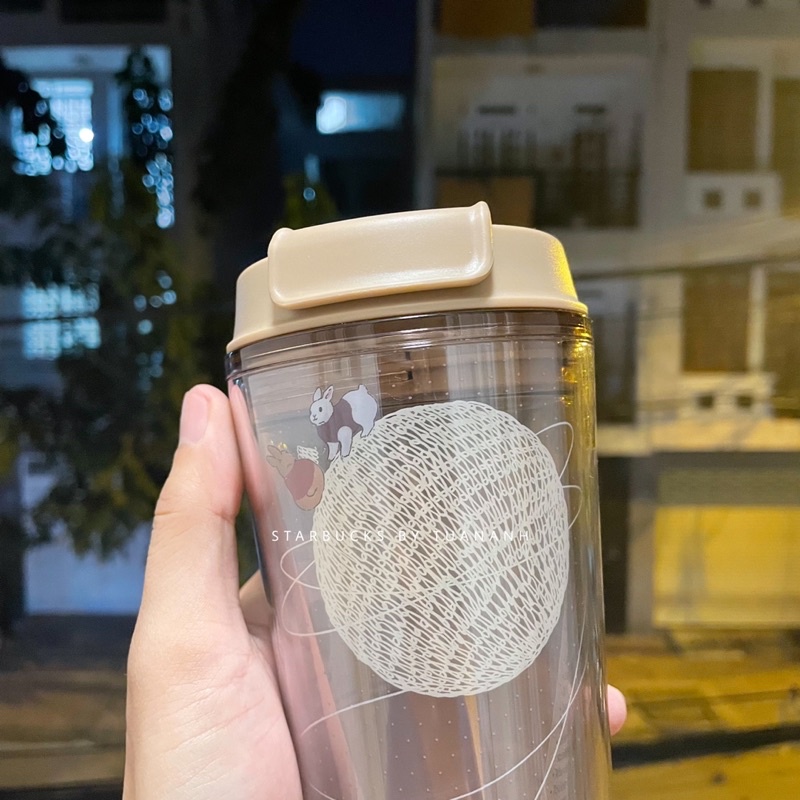 Bình Nhựa Starbucks Weave The Moon 355ml