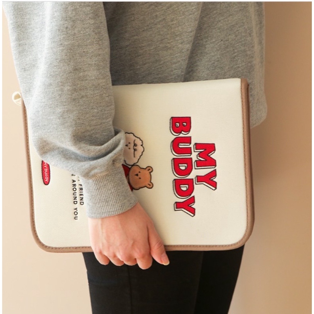 Túi đựng máy tính xách tay/ máy tính bảng đa năng phong cách Hàn Quốc 10-11 inch/ 13 inch