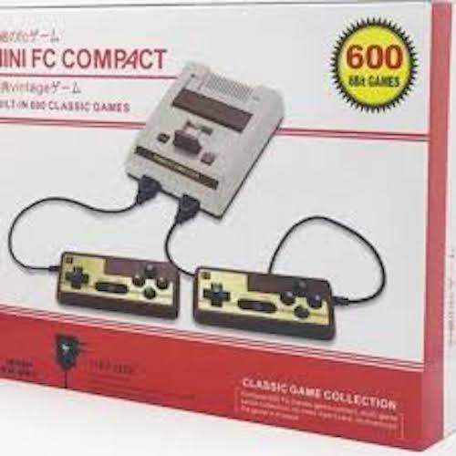 Máy game 4 nút Mini HDMI fc compact 600 trò không trùng cổng HDMI