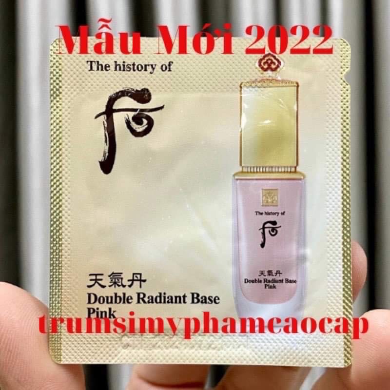 Combo 10 gói kem lót whoo Double Radiant Base DATE 2025