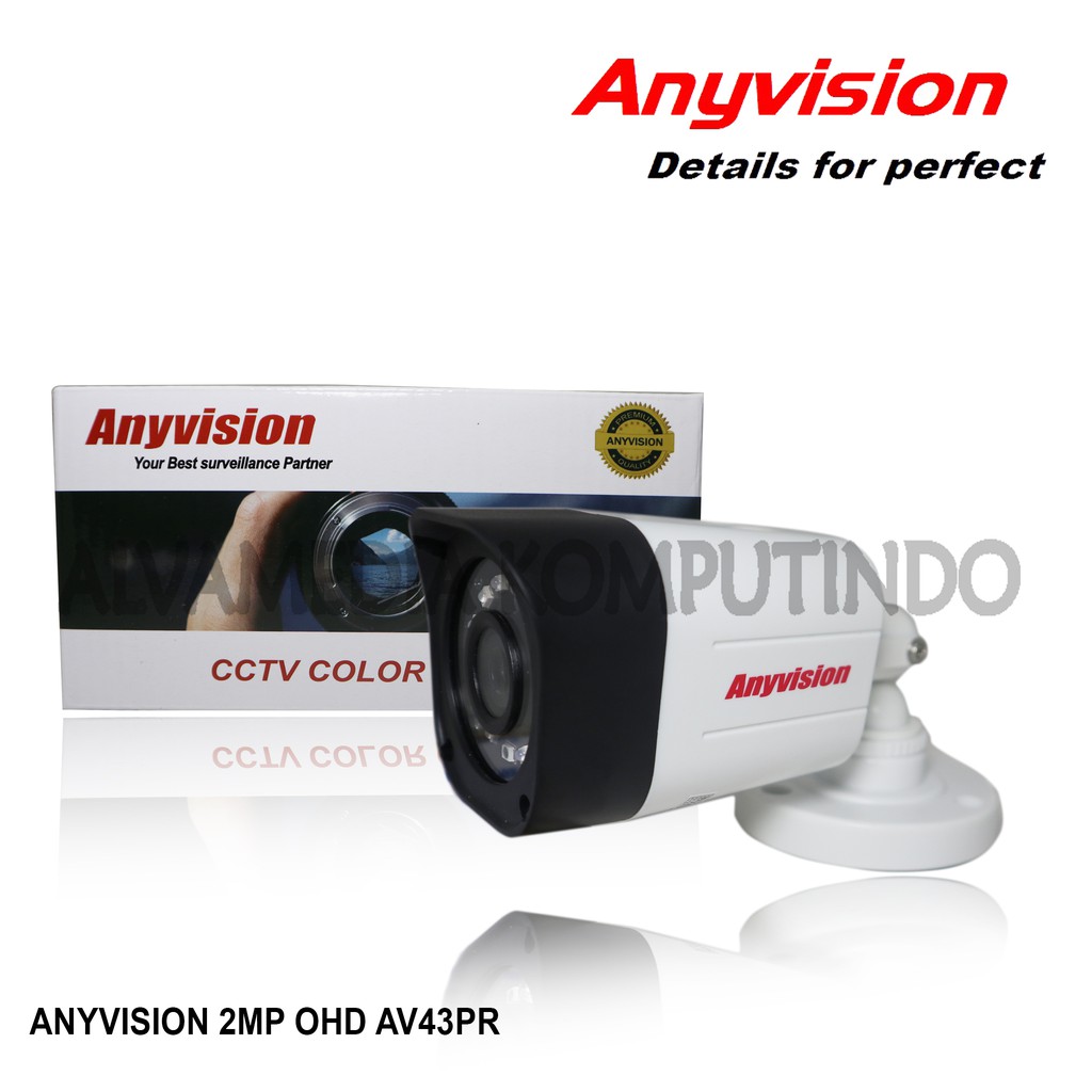 Camera Anyvision 2mp Full Hd Av-43pr Guaranteed
