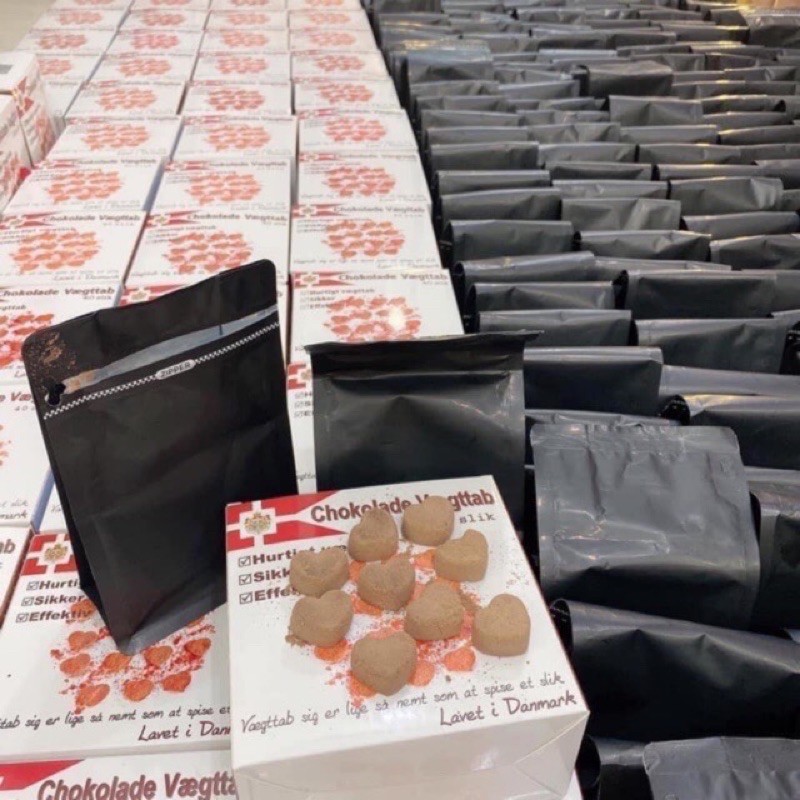 Kẹo Socola Giảm Cân - Chokolade Vaegttab Full hộp 40 viên | BigBuy360 - bigbuy360.vn