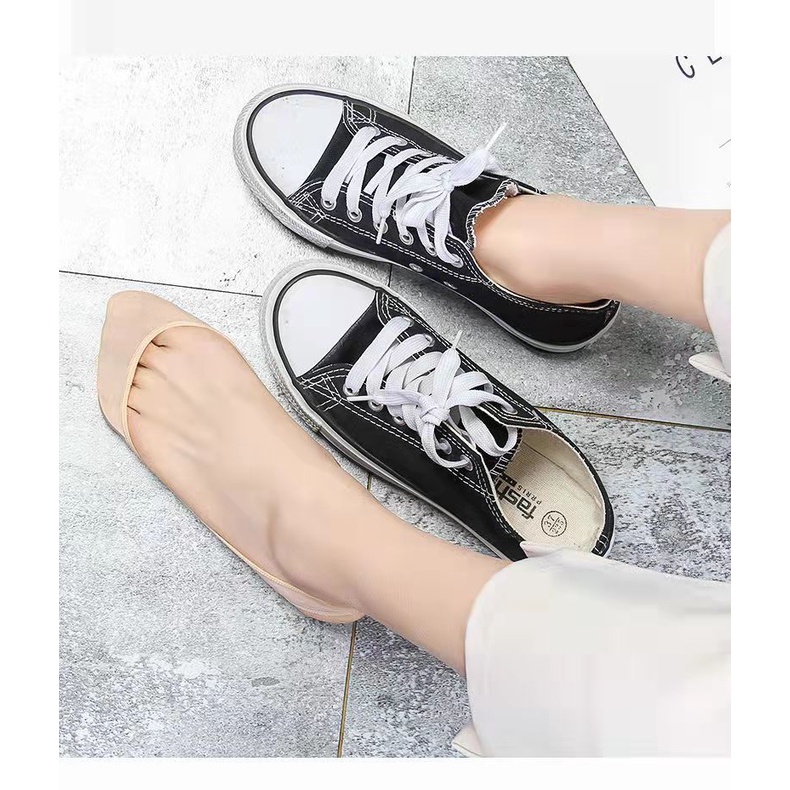 ☻ L O T U S ☻ Vớ Nửa Bàn Chân Chống Trượt Bằng Silicone Cho Nữ KK0131