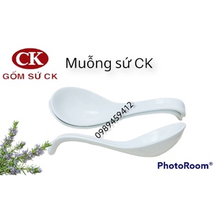 Combo 2 muỗng sứ CK Việt Nam 16x5cm