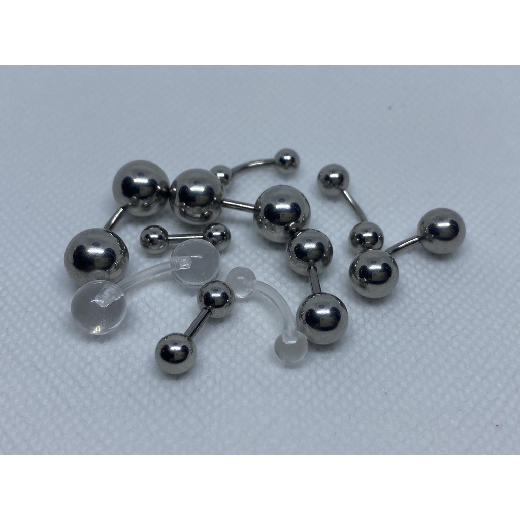 01 Khuyên Tạ Tròn Inox Thân Thẳng Nhiều Size