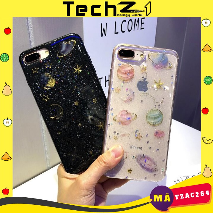 Ốp Lưng iPhone 6/6S/6Plus/6SPlus/7/8/7Plus/8Plus/X/XS/XSMax/11/11Pro/11Max Họa Tiết Dải Ngân Hà - Mã TZAC264