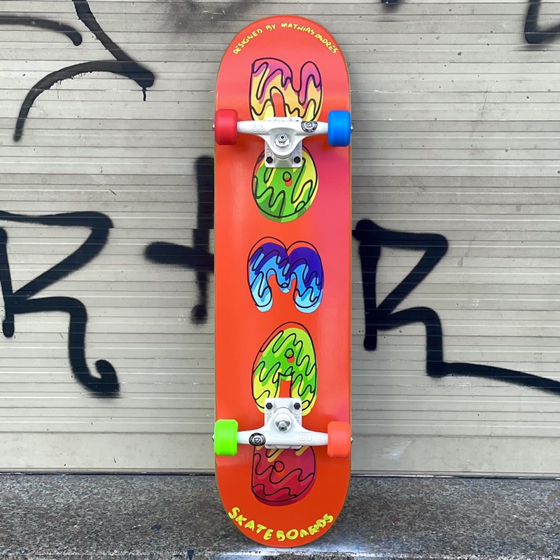 Ván Trượt Skateboard Chuyên Nghiệp Châu Âu - NOMAD COLORFUL CUSTOM COMPLETE 8.0