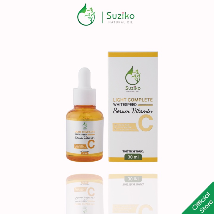 Bộ skincare chăm sóc da SUZIKO, sữa rửa mặt trà xanh, serum vitamin c, mặt nạ diếp cá