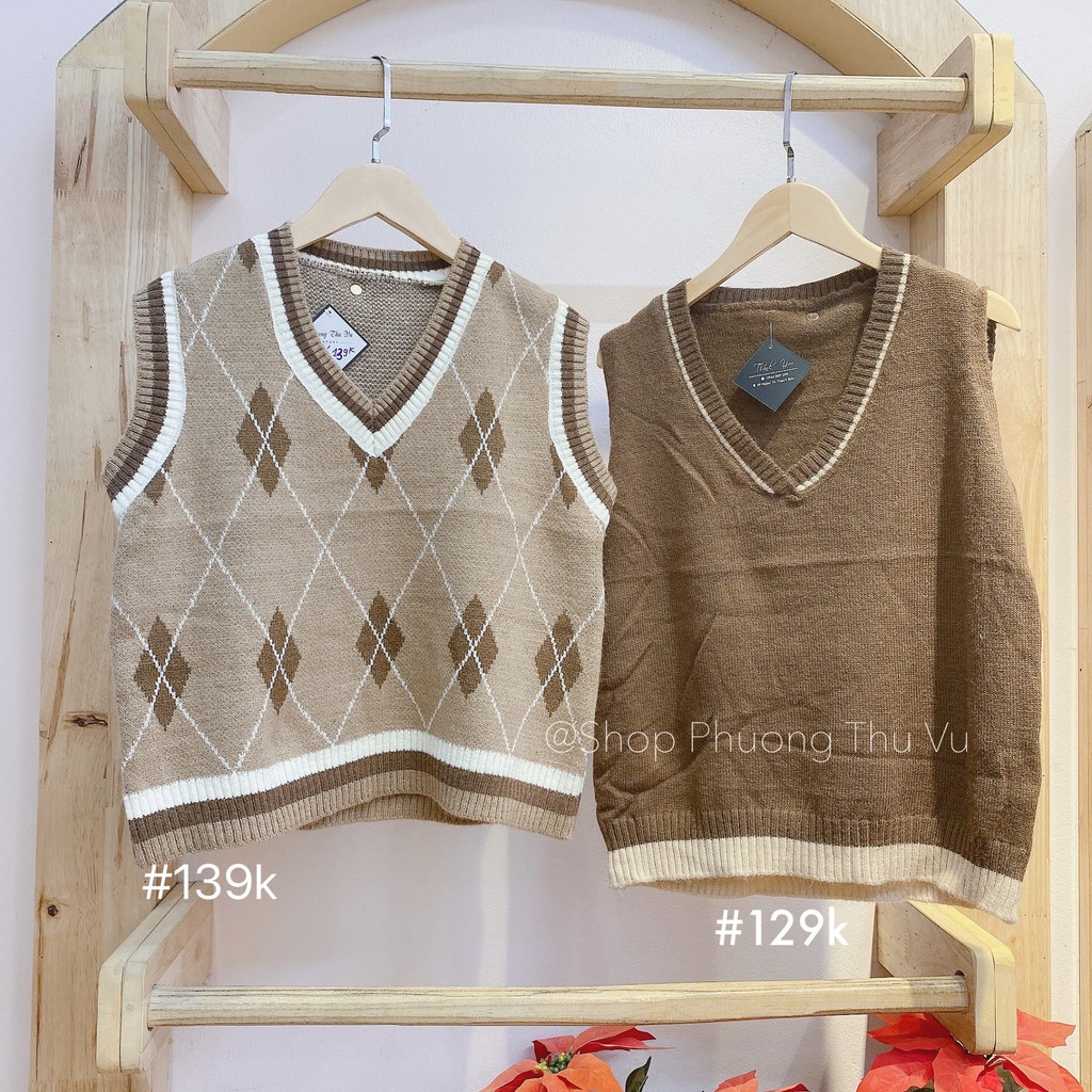 Áo len Gile len phong cách trẻ trung năng động mix được nhiều kiểu - ảnh thật