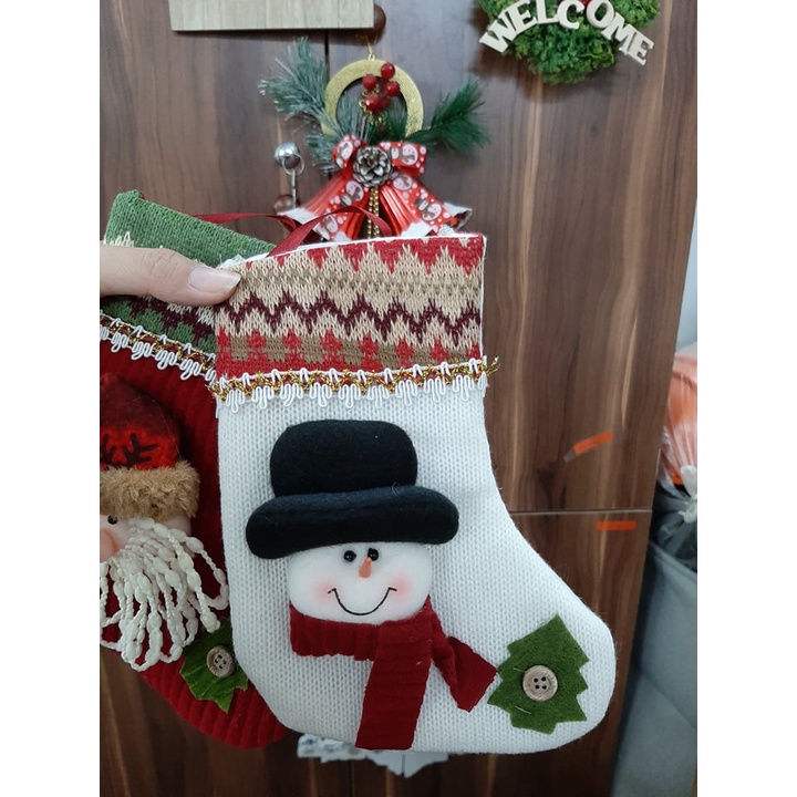 Tất đỏ ước nguyện trang trí Noel, Cây thông, Chrismas